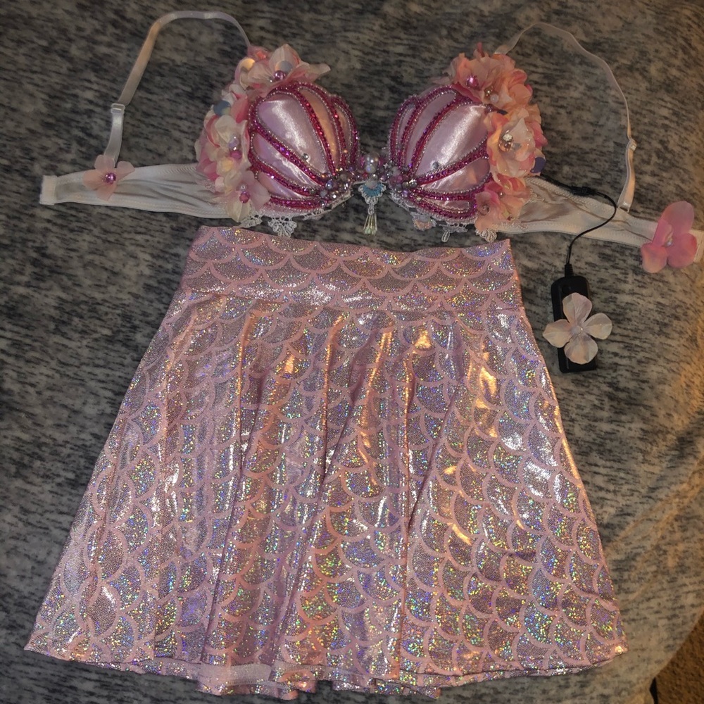 Mermaid outfit pink - Picture 3 of 3